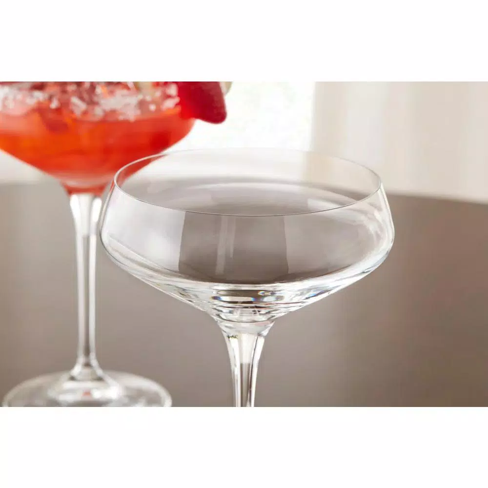 Drinkware Home Decorators Collection Genoa 11.25 Oz. Lead-Free Crystal Coupe Cocktail Glasses (Set Of 8) 8 Drinkware Home Decorators Collection Genoa 11.25 Oz. Lead-Free Crystal Coupe Cocktail Glasses (Set Of 8) - Image 6