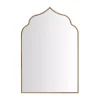 Wall Mirrors Home Decorators Collection Medium Ornate Arched Gold Antiqued Classic Accent Mirror (35 In. H X 24 In. W) -Home Accents shop home decorators collection wall mirrors h5 mh 252 64 1000
