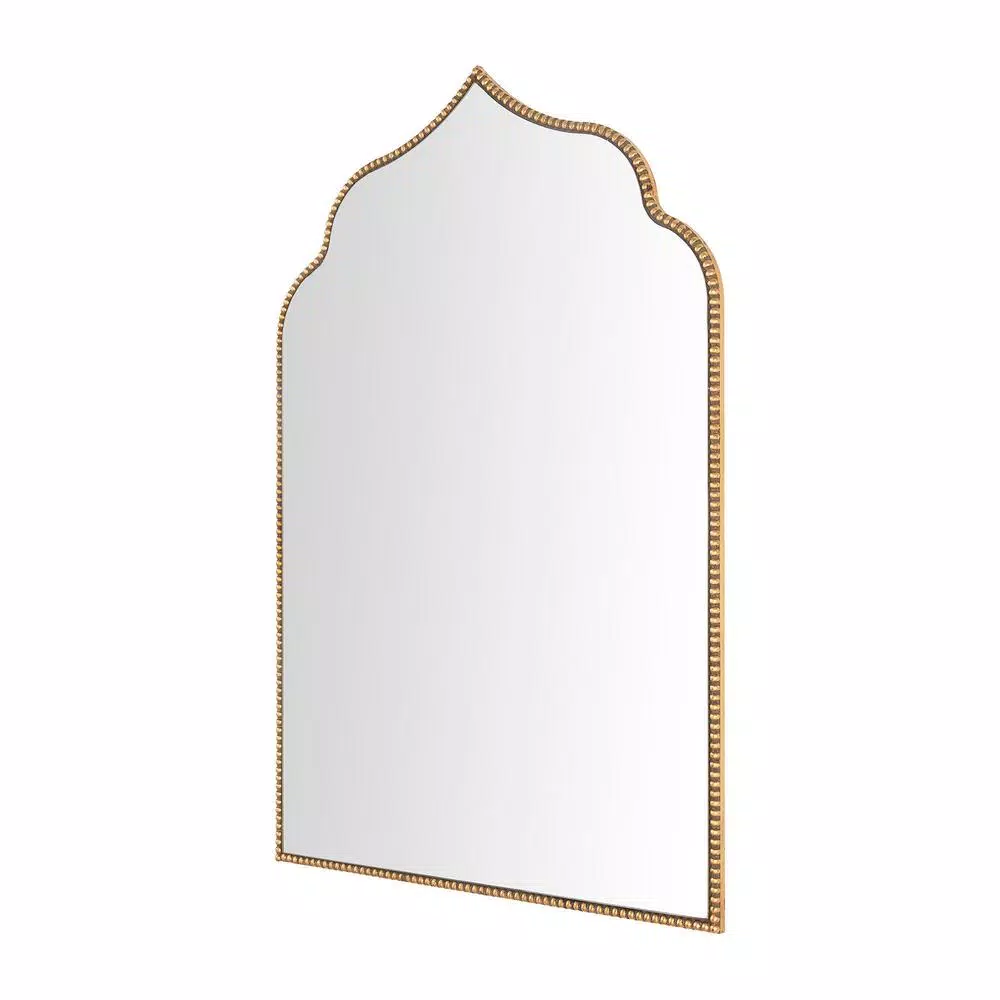 Wall Mirrors Home Decorators Collection Medium Ornate Arched Gold Antiqued Classic Accent Mirror (35 In. H X 24 In. W) 8 Wall Mirrors Home Decorators Collection Medium Ornate Arched Gold Antiqued Classic Accent Mirror (35 In. H X 24 In. W) - Image 6