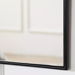 Wall Mirrors Home Decorators Collection Medium Arched Black Classic Accent Mirror (35 In. H X 24 In. W) -Home Accents shop home decorators collection wall mirrors h5 mh 255 1d 1000
