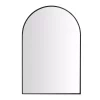 Wall Mirrors Home Decorators Collection Medium Arched Black Classic Accent Mirror (35 In. H X 24 In. W) -Home Accents shop home decorators collection wall mirrors h5 mh 255 64 1000