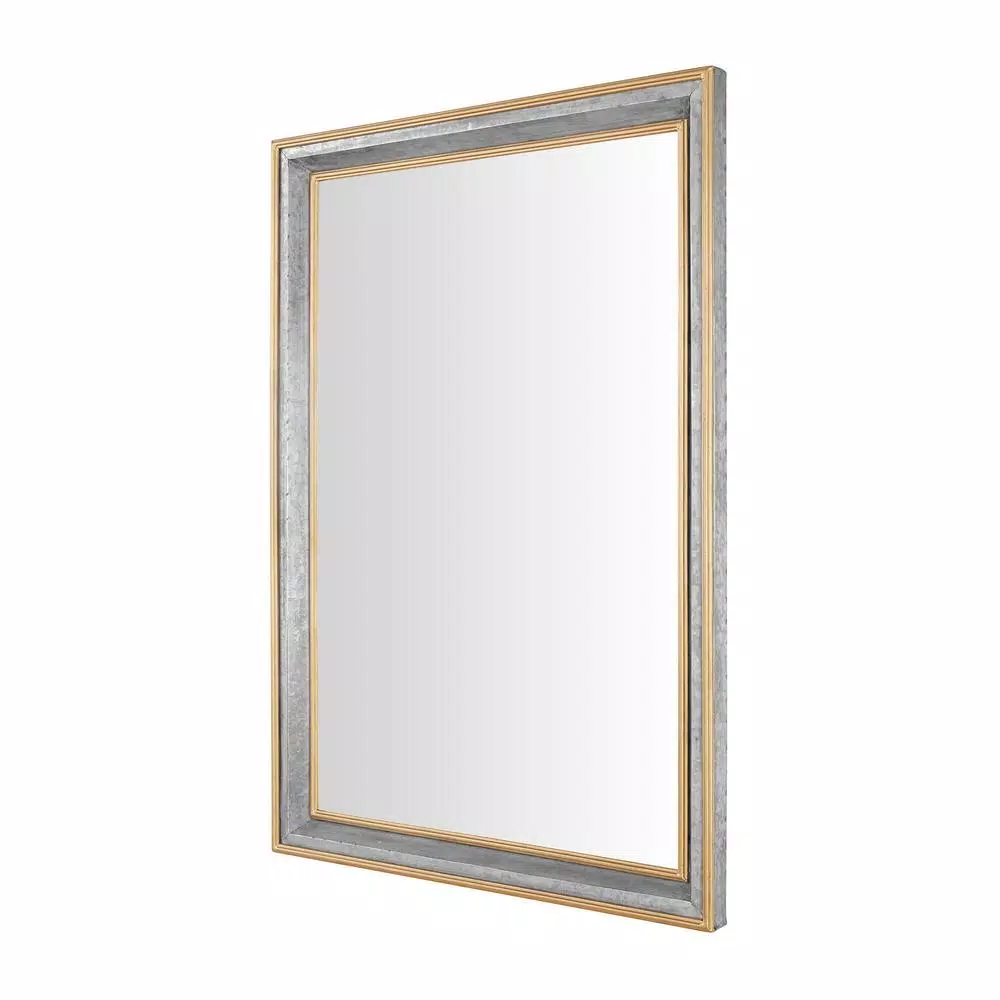 Wall Mirrors Home Decorators Collection Large Rectangle Galvanized Antiqued Farmhouse Accent Mirror (41 In. H X 28 In. W) 9 Wall Mirrors Home Decorators Collection Large Rectangle Galvanized Antiqued Farmhouse Accent Mirror (41 In. H X 28 In. W) - Image 7