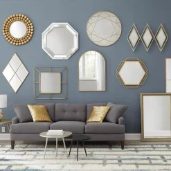 Wall Mirrors Home Decorators Collection Large Rectangle Galvanized Antiqued Farmhouse Accent Mirror (41 In. H X 28 In. W) 12 Wall Mirrors Home Decorators Collection Large Rectangle Galvanized Antiqued Farmhouse Accent Mirror (41 In. H X 28 In. W) -Home Accents shop home decorators collection wall mirrors l180063xxa a0 1000