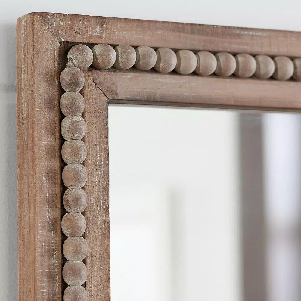 Wall Mirrors Home Decorators Collection Large Rectangle Brown Antiqued Classic Accent Mirror (41 In. H X 23 In. W) 7 Wall Mirrors Home Decorators Collection Large Rectangle Brown Antiqued Classic Accent Mirror (41 In. H X 23 In. W) - Image 5