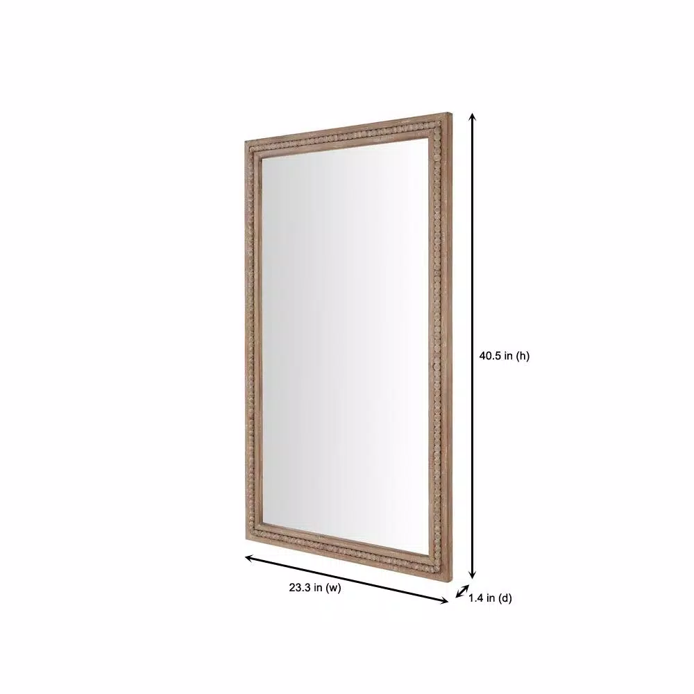 Wall Mirrors Home Decorators Collection Large Rectangle Brown Antiqued Classic Accent Mirror (41 In. H X 23 In. W) 4 Wall Mirrors Home Decorators Collection Large Rectangle Brown Antiqued Classic Accent Mirror (41 In. H X 23 In. W) - Image 2