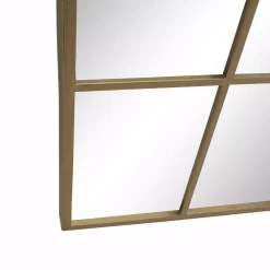 Wall Mirrors Home Decorators Collection Medium Arched Gold Windowpane Classic Accent Mirror (39 In. H X 24 In. W) -Home Accents shop home decorators collection wall mirrors mr20339b hd 1d 1000