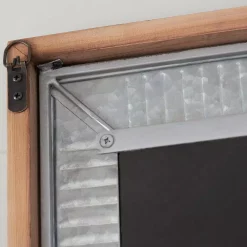 Wall Mirrors Home Decorators Collection Medium Rectangle Galvanized Antiqued Farmhouse Accent Mirror (39 In. H X 27 In. W) -Home Accents shop home decorators collection wall mirrors p180221 a0 1000