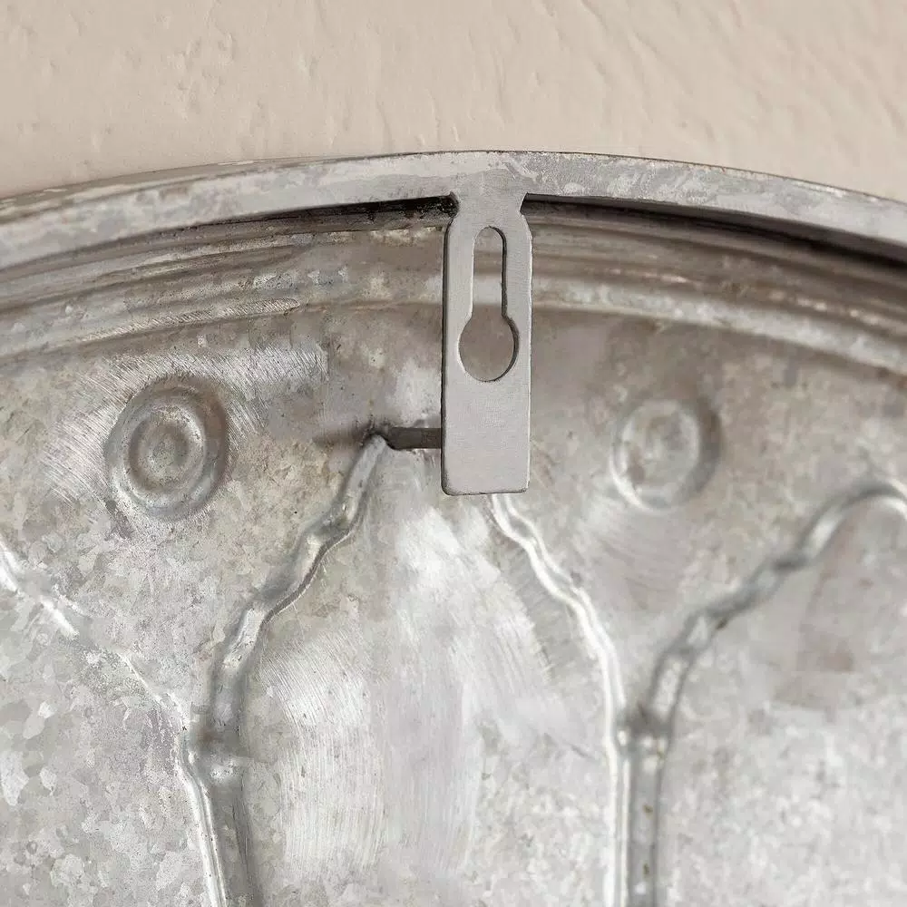 Wall Mirrors Home Decorators Collection Medium Round Ivory Antiqued Classic Accent Mirror (32 In. Diameter) 6 Wall Mirrors Home Decorators Collection Medium Round Ivory Antiqued Classic Accent Mirror (32 In. Diameter) - Image 4