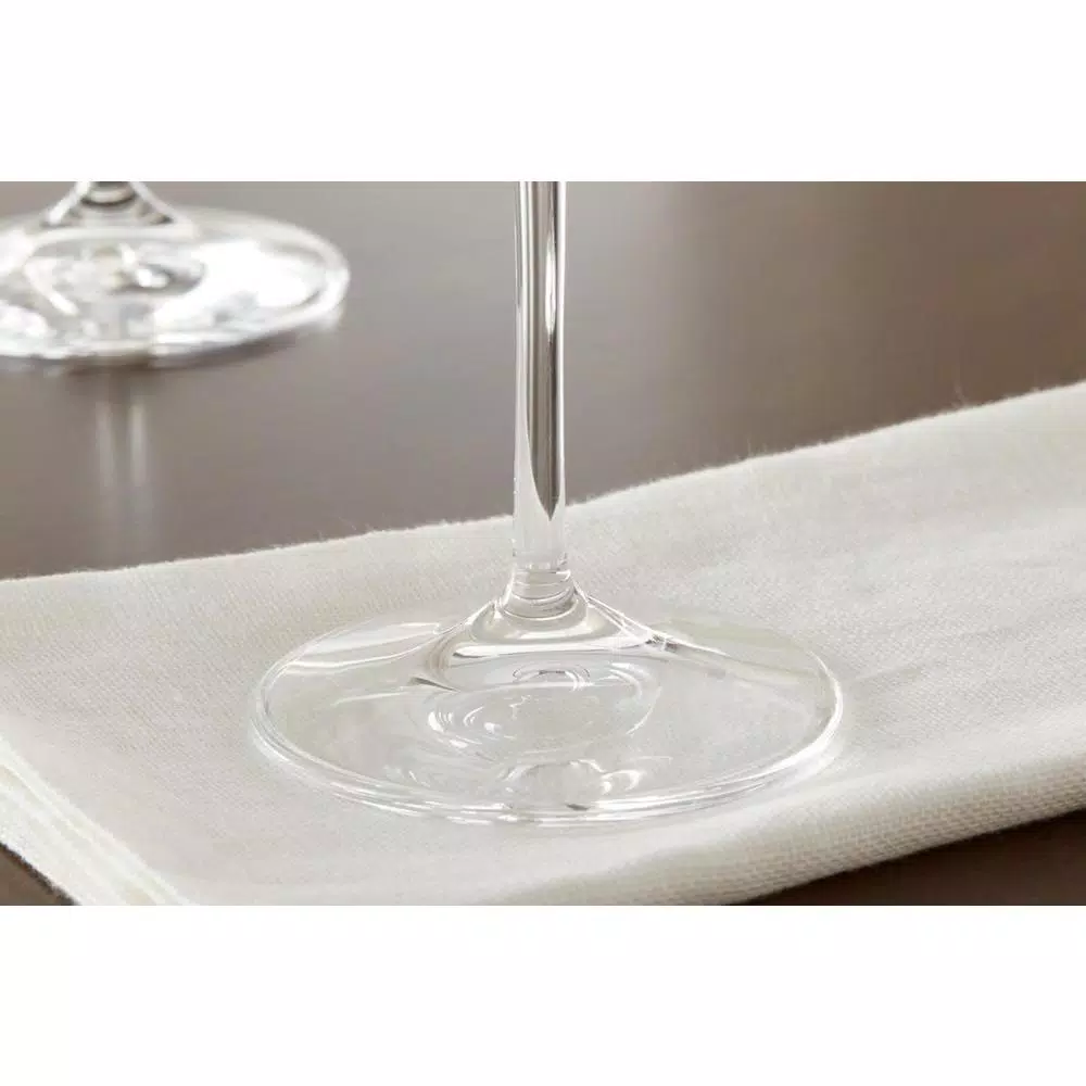 Drinkware Home Decorators Collection Genoa 15.5 Fl. Oz. Lead-Free Crystal White Wine Glasses (Set Of 8) 8 Drinkware Home Decorators Collection Genoa 15.5 Fl. Oz. Lead-Free Crystal White Wine Glasses (Set Of 8) - Image 6