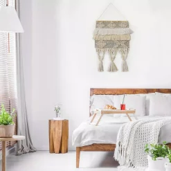 Wall Accents LR Home Fringed Bohemian Neutral Ivory / Natural Tasseled Wall Tapestry -Home Accents shop ivory natural lr home tapestries wallh80221whn1622 31 1000