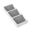 Kitchen Drawer Organizers Lavish Home 3-Tiered Nonslip White Drawer Organizer -Home Accents shop lavish home kitchen drawer organizers hw0500090 64 1000