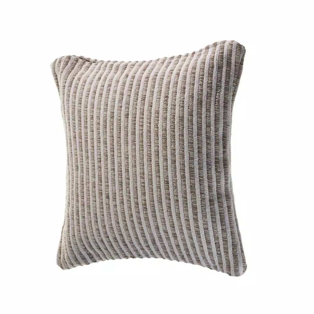Throw Pillows LR Home Kind Beige / Cream Striped 22 In. X 22 In. Cotton Throw Pillow 5 Throw Pillows LR Home Kind Beige / Cream Striped 22 In. X 22 In. Cotton Throw Pillow - Image 3