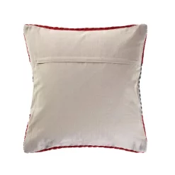 Throw Pillows LR Home Bright Red 20 In. X 20 In. Striped Throw Pillow -Home Accents shop lr home throw pillows pillo07428rblffpl 1f 1000