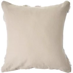 Throw Pillows LR Home 20 In. X 20 In. Off White/Blue Tufted Winter Paradise Southwest Standard Throw Pillow -Home Accents shop lr home throw pillows pillo07444vinffpl 1f 1000
