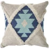 Throw Pillows LR Home 20 In. X 20 In. Off White/Blue Tufted Winter Paradise Southwest Standard Throw Pillow 1 Throw Pillows LR Home 20 In. X 20 In. Off White/Blue Tufted Winter Paradise Southwest Standard Throw Pillow -Home Accents shop lr home throw pillows pillo07444vinffpl 64 1000