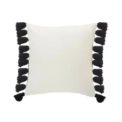 Throw Pillows LR Home Trinity Black And Ivory Stripe Fringe Soft Poly-fill 20 In. X 20 In. Throw Pillow 11 Throw Pillows LR Home Trinity Black And Ivory Stripe Fringe Soft Poly-fill 20 In. X 20 In. Throw Pillow -Home Accents shop lr home throw pillows pillo07504wblffpl 66 1000