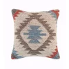 Throw Pillows LR Home Country Red Blue Gray Southwest Cozy Poly-Fill 18 In. X 18 In. Throw Pillow