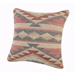 Throw Pillows LR Home Eclectic Multi-color Southwest Cozy Polyfill 18 In. X 18 In. Throw Pillow -Home Accents shop lr home throw pillows pillo81538pgyiipl 1f 1000
