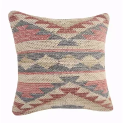 Throw Pillows LR Home Eclectic Multi-color Southwest Cozy Polyfill 18 In. X 18 In. Throw Pillow -Home Accents shop lr home throw pillows pillo81538pgyiipl 4f 1000