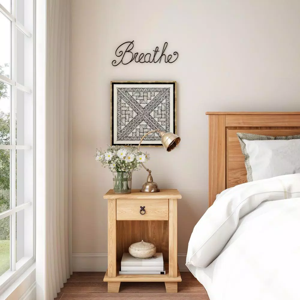 Wall Signs Lavish Home “Breathe” Decorative Metal Cutout Wall Sign 6 Wall Signs Lavish Home “Breathe” Decorative Metal Cutout Wall Sign - Image 4