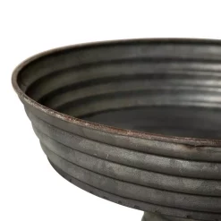 Decorative Trays Glitzhome 12 In. D Farmhouse Galvanized Metal Home Decor Tray -Home Accents shop multi color glitzhome decorative trays gh1504004186 44 1000