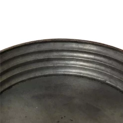 Decorative Trays Glitzhome 12 In. D Farmhouse Galvanized Metal Home Decor Tray -Home Accents shop multi color glitzhome decorative trays gh1504004186 4f 1000