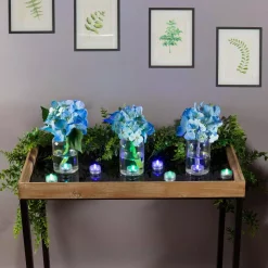 Flameless Candles Lavish Home Waterproof LED Color Changing Tealights (12-Pack) -Home Accents shop multi colored lavish home flameless candles hw0200114 4f 1000