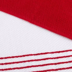 Table Linens & Kitchen Linens Lavish Home Multi-Color Diamond Weave Striped And Solid Color Cotton Kitchen Towel Set (8-Pieces) -Home Accents shop multi lavish home kitchen towels 69hd 003kt 4f 1000