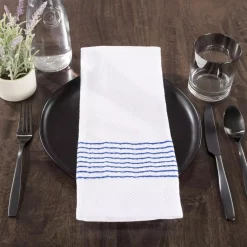 Table Linens & Kitchen Linens Lavish Home Multi-Color Diamond Weave Striped And Solid Color Cotton Kitchen Towel Set (8-Pieces) -Home Accents shop multi lavish home kitchen towels 69hd 003kt fa 1000