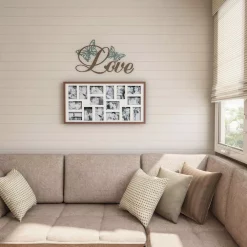 Wall Signs Lavish Home “Love” Metal Cutout Sign -Home Accents shop multi lavish home wall signs hw0200056 44 1000