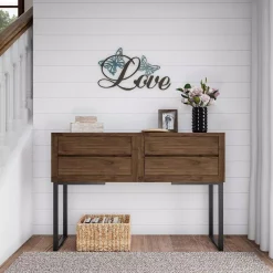 Wall Signs Lavish Home “Love” Metal Cutout Sign -Home Accents shop multi lavish home wall signs hw0200056 4f 1000