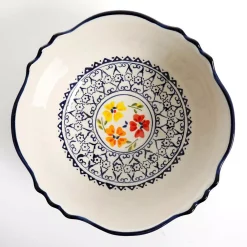 Serveware Gibson Home Luxembourg 8 In. And 10 In. 32 Fl. Oz. And 64 Fl. Oz. Multicolored Stoneware Serving Bowls (Set Of 2) -Home Accents shop multicolored gibson home serving bowls 985105302m 1f 1000