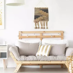 Wall Accents LR Home Rustic Natural / Black Fringed Wall Tapestry -Home Accents shop natural black lr home tapestries wallh80226bkn1622 31 1000