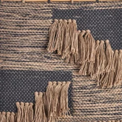 Wall Accents LR Home Rustic Natural / Black Fringed Wall Tapestry -Home Accents shop natural black lr home tapestries wallh80226bkn1622 c3 1000