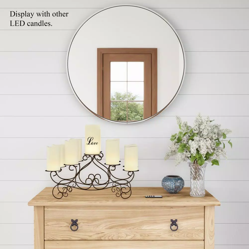 Flameless Candles Lavish Home “Love” LED Flameless Candle With Remote Control 6 Flameless Candles Lavish Home “Love” LED Flameless Candle With Remote Control - Image 4