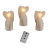 Flameless Candles Lavish Home Angel LED Flameless Candle Set (Set Of 3) -Home Accents shop off white lavish home flameless candles hw0200144 64 1000