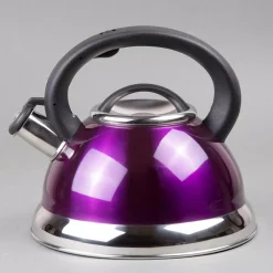 Cookware Creative Home Alexa 12-Cup Stovetop Tea Kettle In Purple -Home Accents shop purple creative home tea kettles 77019 1f 1000