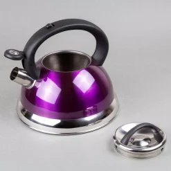 Cookware Creative Home Alexa 12-Cup Stovetop Tea Kettle In Purple -Home Accents shop purple creative home tea kettles 77019 4f 1000
