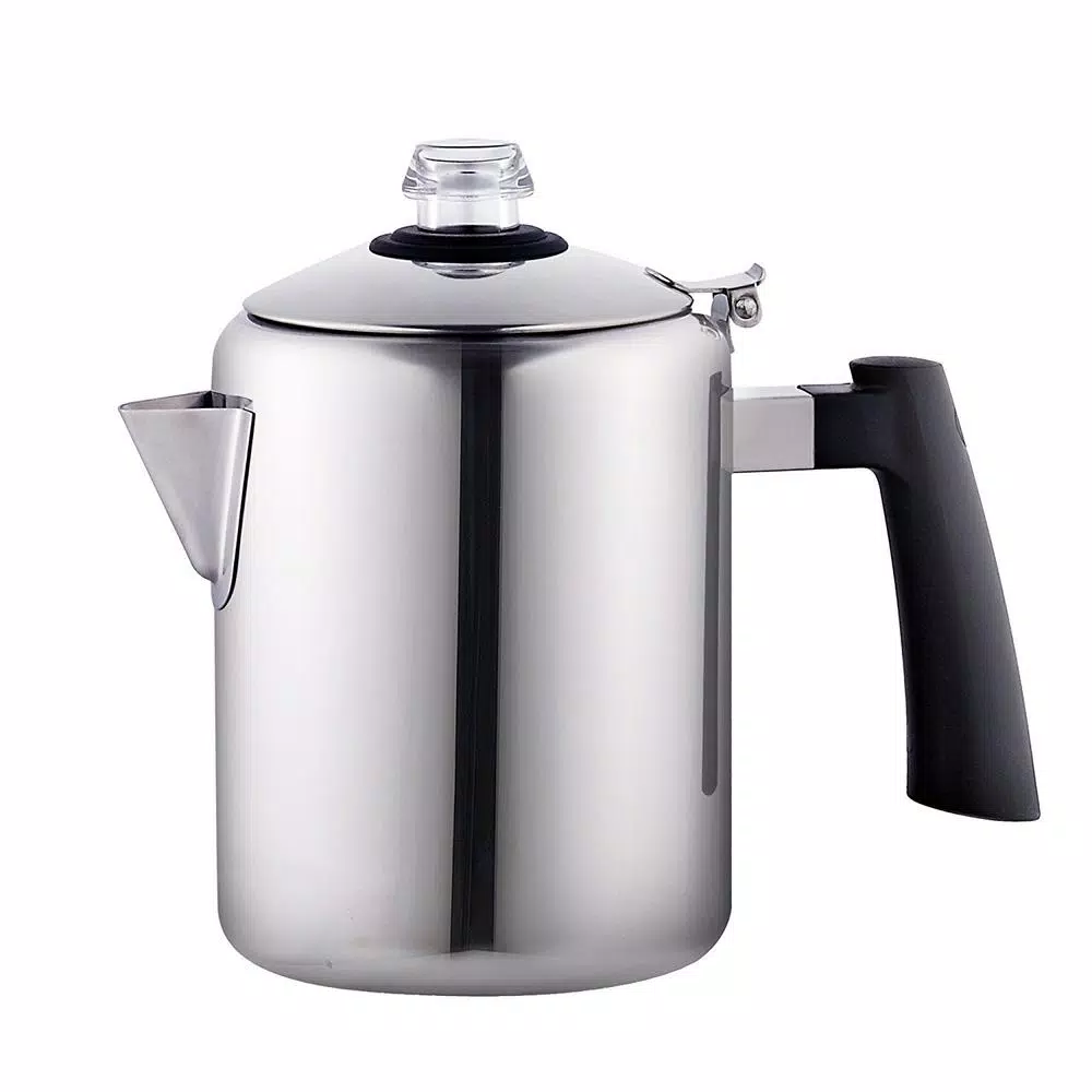 Cookware Cook N Home 8-Cup Stainless Steel Stovetop Tea Coffee Percolator Pot Kettle 3 Cookware Cook N Home 8-Cup Stainless Steel Stovetop Tea Coffee Percolator Pot Kettle