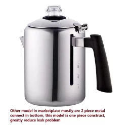 Cookware Cook N Home 8-Cup Stainless Steel Stovetop Tea Coffee Percolator Pot Kettle 9 Cookware Cook N Home 8-Cup Stainless Steel Stovetop Tea Coffee Percolator Pot Kettle -Home Accents shop silver cook n home tea kettles 02544 66 1000