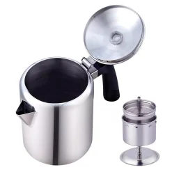 Cookware Cook N Home 8-Cup Stainless Steel Stovetop Tea Coffee Percolator Pot Kettle 10 Cookware Cook N Home 8-Cup Stainless Steel Stovetop Tea Coffee Percolator Pot Kettle -Home Accents shop silver cook n home tea kettles 02544 77 1000