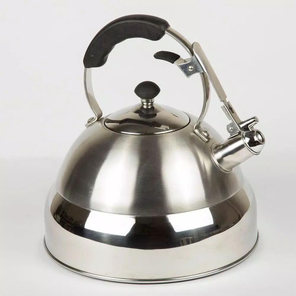 Cookware Creative Home Saturn 11.2-Cup Stovetop Tea Kettle In Silver 5 Cookware Creative Home Saturn 11.2-Cup Stovetop Tea Kettle In Silver - Image 3
