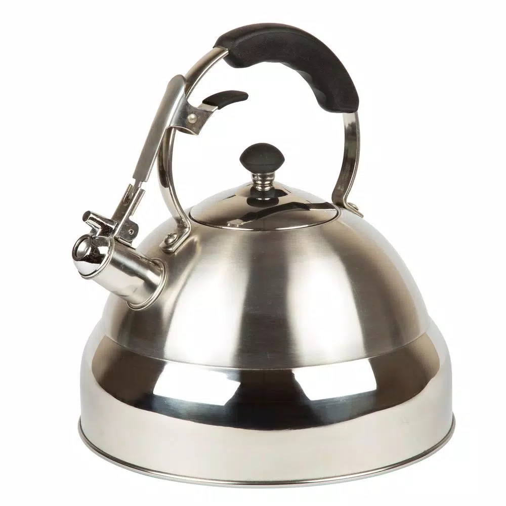 Cookware Creative Home Saturn 11.2-Cup Stovetop Tea Kettle In Silver 3 Cookware Creative Home Saturn 11.2-Cup Stovetop Tea Kettle In Silver