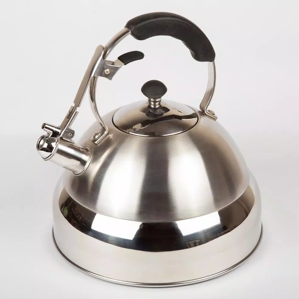 Cookware Creative Home Saturn 11.2-Cup Stovetop Tea Kettle In Silver 4 Cookware Creative Home Saturn 11.2-Cup Stovetop Tea Kettle In Silver - Image 2