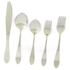 Gibson Home Everington 20-Piece Stainless Steel Flatware Set (Service For 4) 11 Gibson Home Everington 20-Piece Stainless Steel Flatware Set (Service For 4) -Home Accents shop silver gibson home flatware sets 985100579m 44 1000