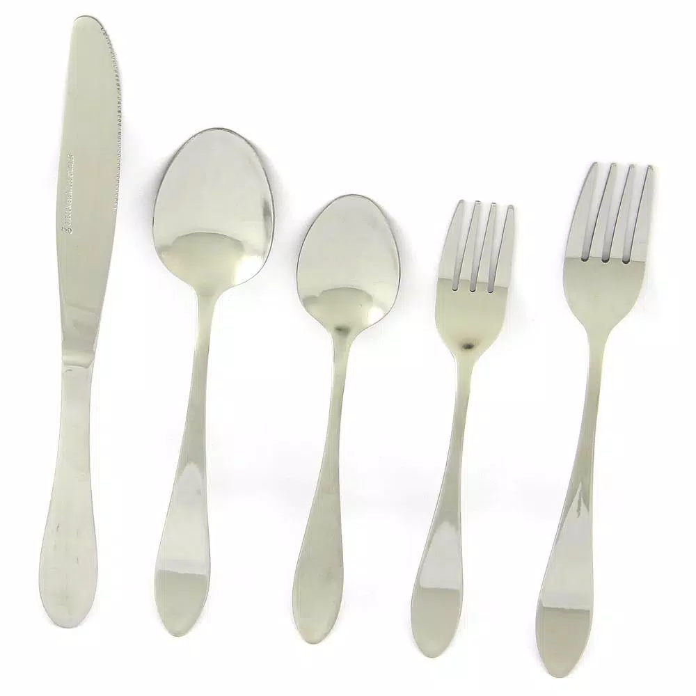 Gibson Home Everington 20-Piece Stainless Steel Flatware Set (Service For 4) 7 Gibson Home Everington 20-Piece Stainless Steel Flatware Set (Service For 4) - Image 5