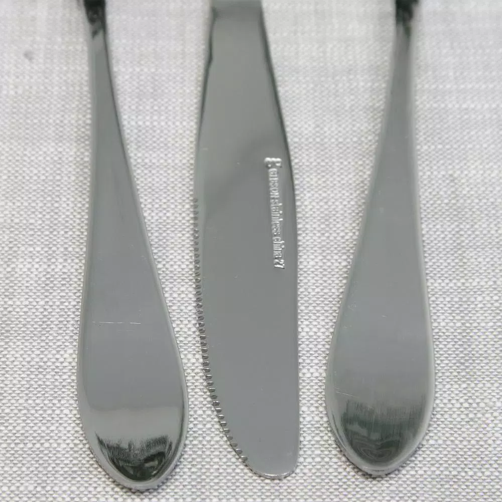 Gibson Home Everington 20-Piece Stainless Steel Flatware Set (Service For 4) 4 Gibson Home Everington 20-Piece Stainless Steel Flatware Set (Service For 4) - Image 2