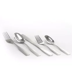 Gibson Home Abbeville 61-Piece Flatware Set With Wire Caddy (Service For 12) -Home Accents shop silver gibson home flatware sets 985105513m 1f 1000