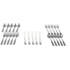 Gibson Home Abbeville 61-Piece Flatware Set With Wire Caddy (Service For 12) -Home Accents shop silver gibson home flatware sets 985105513m 4f 1000