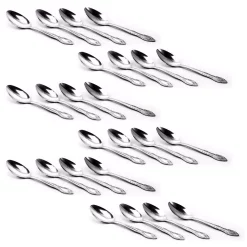Flatware Gibson Home Abbie 24-Piece Teaspoon Set (Service For 24)